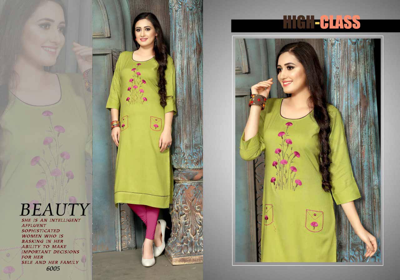Luxuria Ocean Vol-2 Embroidery Wholesale Kurti Luxuria Ocean Vol-2 Embroidery Wholesale Kurti